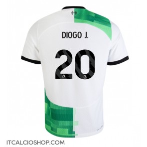 Liverpool Diogo Jota #20 Seconda Maglia 2023-24 Manica Corta